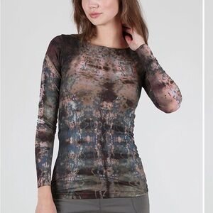 AMB Designs Raw Edge Second Skin Top Hidden Marble/Chocolate Grunge Fairy